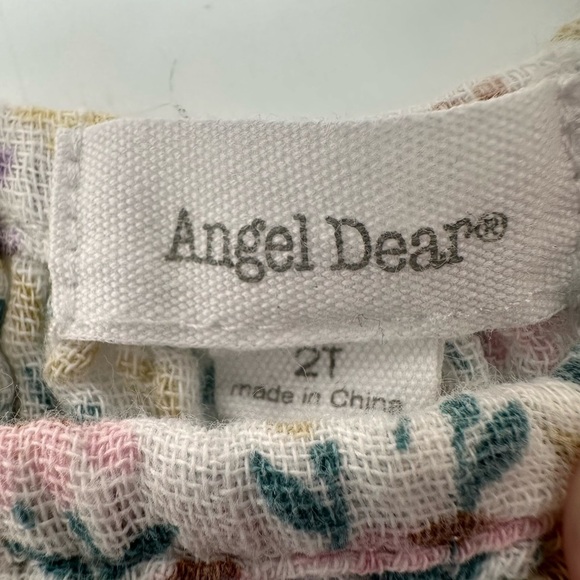 Angel Dear Twirly Floral Cotton Gauze Dress Size 2T Spreading Joy - Picture 2 of 3